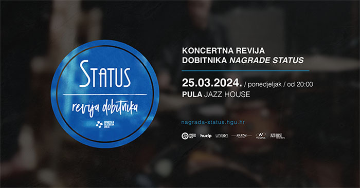 Koncertna revija dobitnika Nagrade Status 2023. - Pula 25.3.2024.